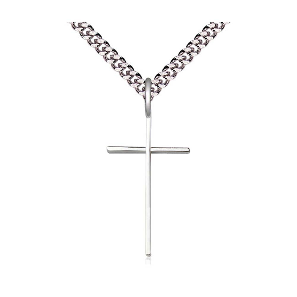 Sterling Silver Cross Pendant 0014LSS/24S
