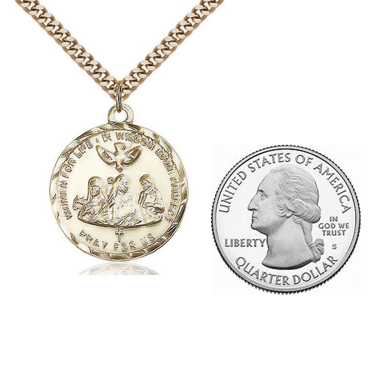 Gold Filled 3-Doctors Pendant no. 0060GF/24G