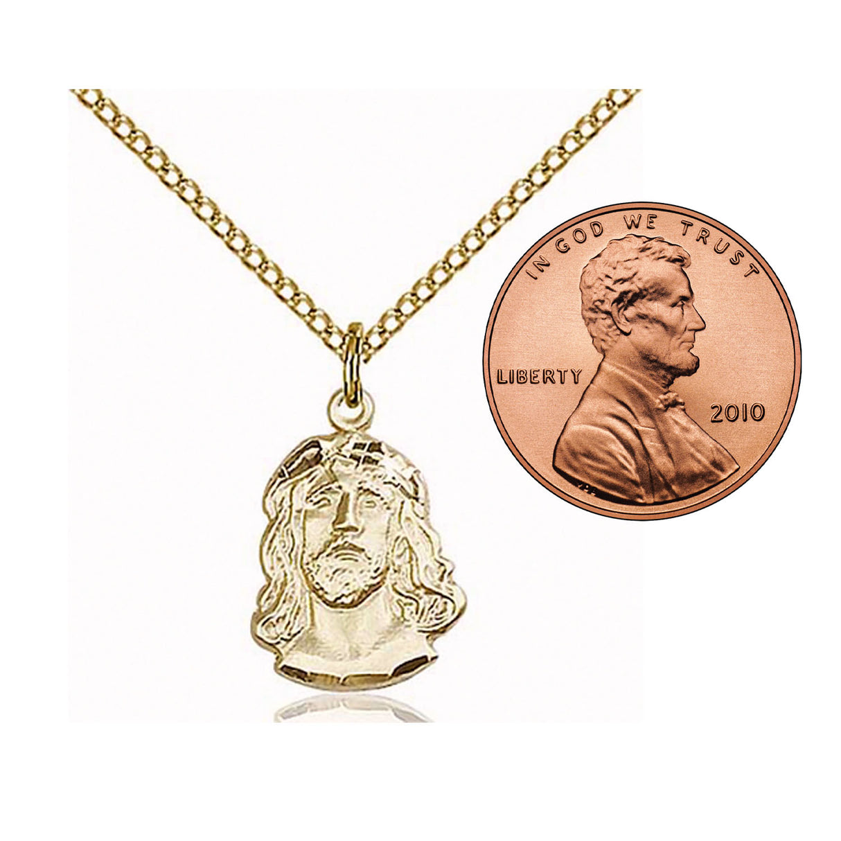 Gold Filled Ecce Homo Pendant 0081GF18GF