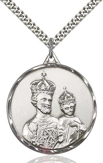 Sterling Silver St. Joseph Pendant