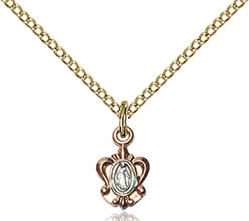 Gold Filled Miraculous Pendant - 0211PLGF