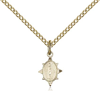 Gold Filled Miraculous Pendant - 0212PLGF