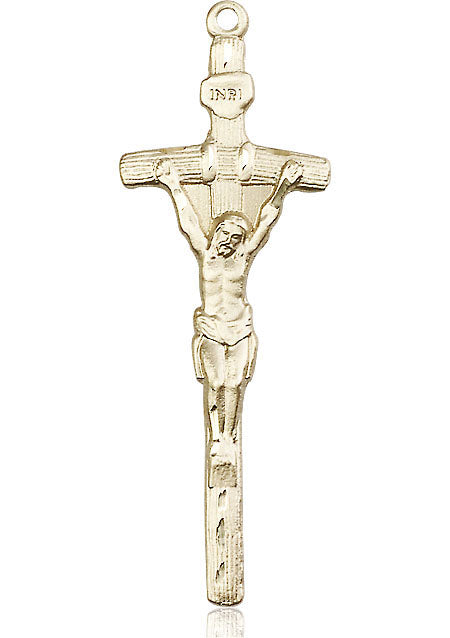 Gold Filled Papal Crucifix Pendant for Men 0565GF/24G