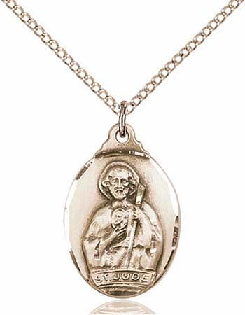 Gold Filled St. Jude Pendant 0599JGF/18GF
