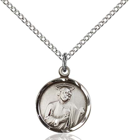 Sterling Silver St. Jude Pendant 0601JSS/18SS