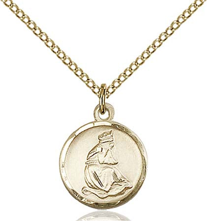Gold Filled Our Lady of La Salette Pendant 0601KSS/18SS