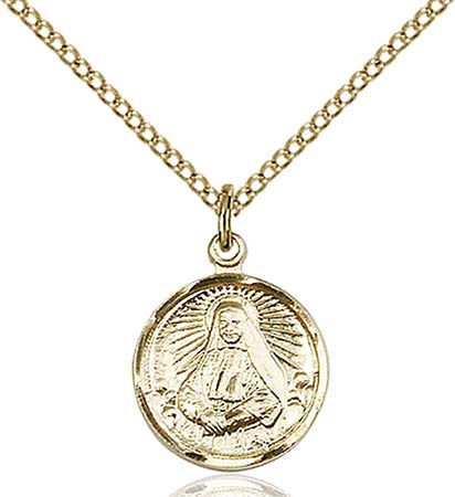 Gold Filled St. Cabrini Pendant 0601OGF/18GF
