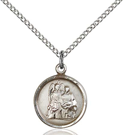 Sterling Silver St. Raphael the Archangel Pendant 0601RASS18SS
