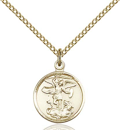 Gold Filled St. Michael the Archangel Pendant 0601RGF/18GF