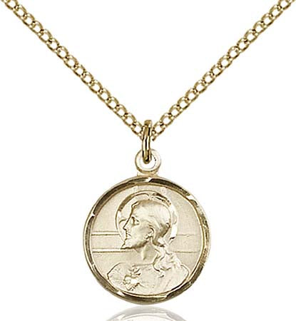 Gold Filled Scapular Pendant 0601SGF/18GF