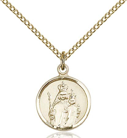 Gold Filled Our Lady of Consolation Pendant 0603GF