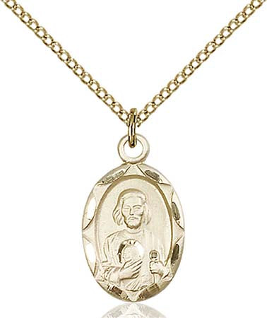 Gold Filled St. Jude Pendant 0612JGF/18GF