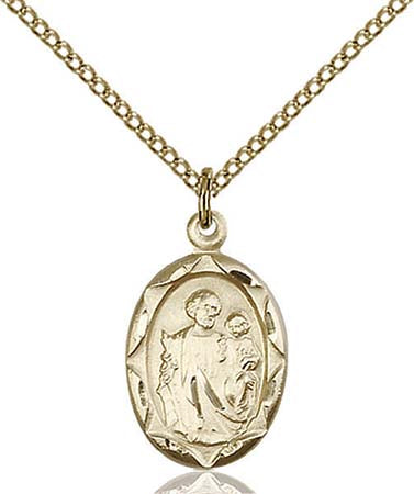 Gold Filled St. Joseph Pendant 0612KGF/18GF