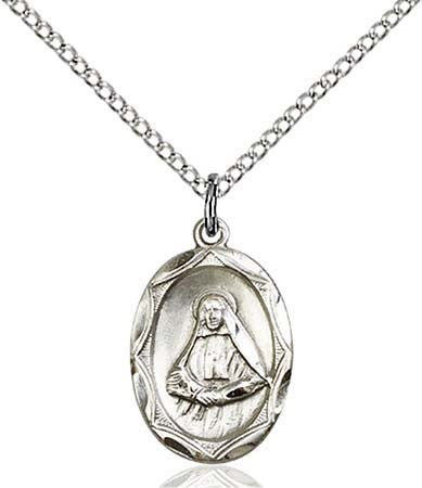 Sterling Silver St. Frances Cabrini Pendant