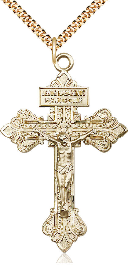 Gold Filled Pardon Crucifix Pendant 0632