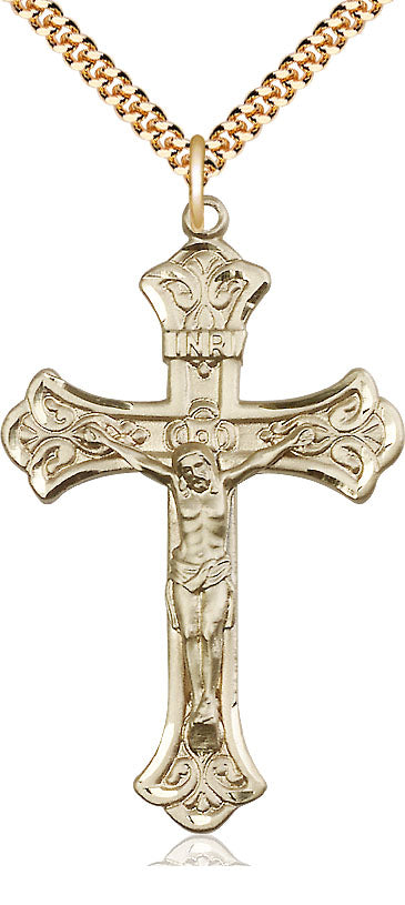 Gold Filled Crucifix Pendant 0642GF/24G