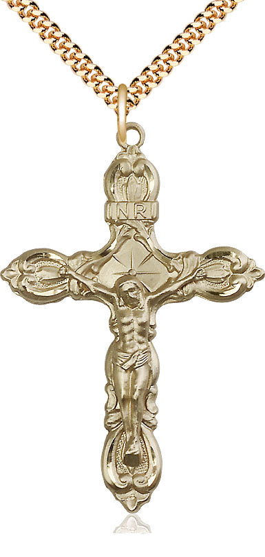 Gold Filled Crucifix Pendant 0646GF/24G