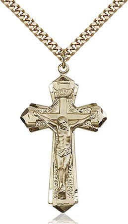 Gold Filled Crucifix Pendant 0650GF/24G