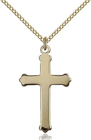 Gold Filled Cross Pendant 0651YGF1/18GF