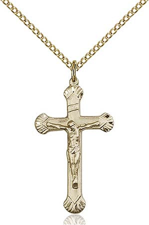 Gold Filled Crucifix Pendant 0664GF/18GF