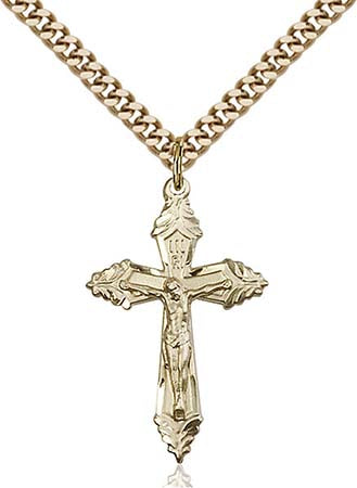 Gold Filled Crucifix Pendant 0665GF/24G