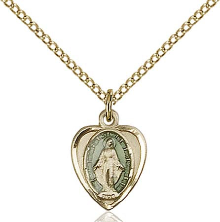 Gold Filled Miraculous Pendant - 0706EM