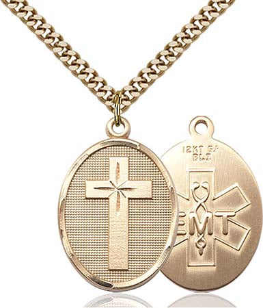 Gold Filled Cross / EMT Pendant 0783GF10/24G