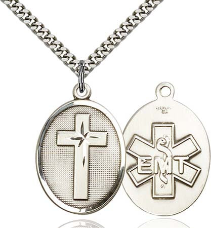 Sterling Silver Cross / EMT Pendant 0783SS10/24S