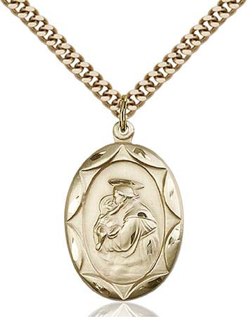 Gold Filled St. Anthony Pendant 0801DGF/24G