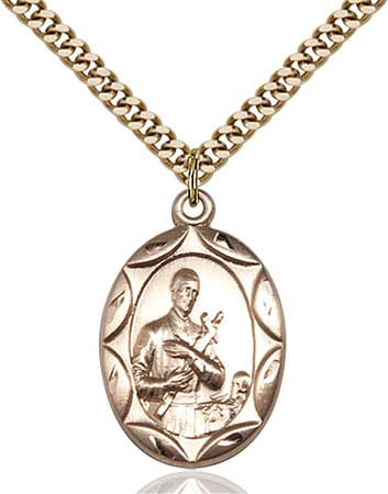 Gold Filled St. Gerard Pendant 0801GGF/24G