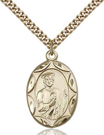 Gold Filled St. Jude Pendant 0801JGF/24G