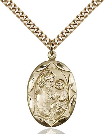 Gold Filled St. Joseph Pendant 0801KGF/24G