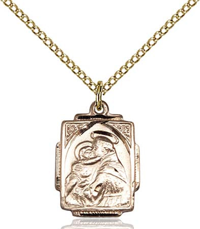 Gold Filled St. Anthony Pendant - 0804D