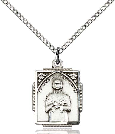 Sterling Silver St. Kateri Tekakwitha Pendant 0804KASS/18SS
