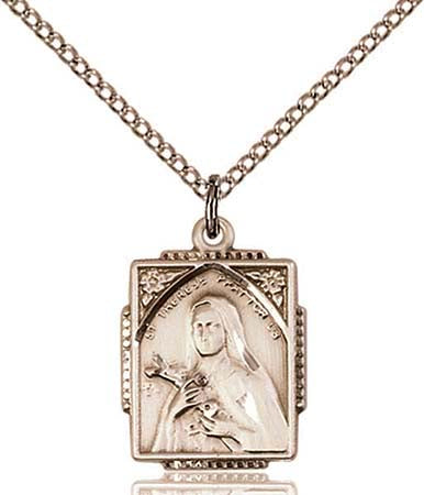 Gold Filled St. Therese Pendant 0804TEGF/18GF