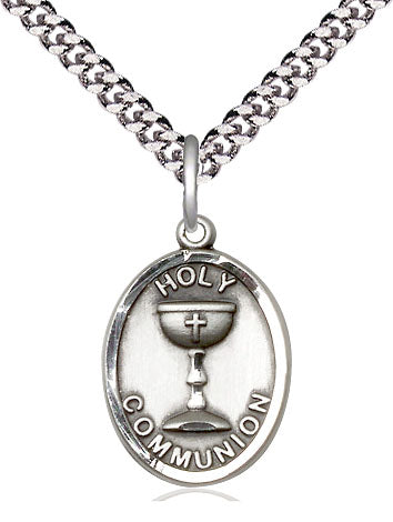Oval Holy Communion Medal 0876SS/18HS