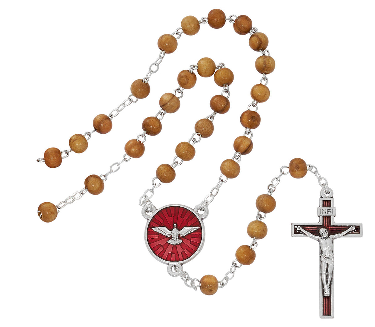 Olive Wood Confirmation Rosary P621R