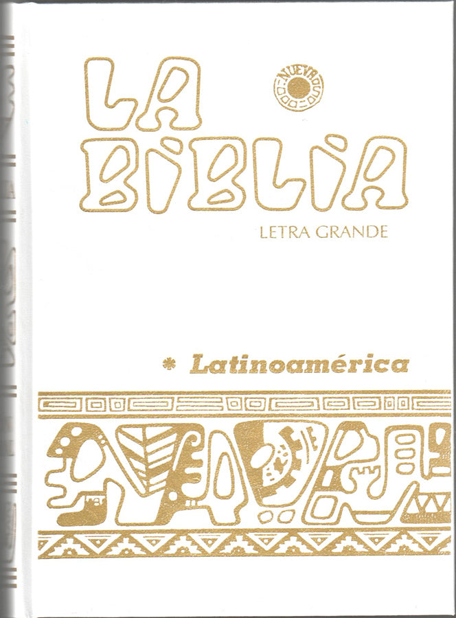 La Biblia Latinoamericana Letra Grande - Tapa Blanca