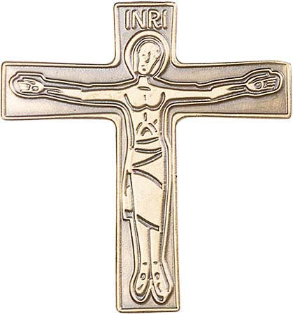 Antique Gold Cursillo Visor Clip 1026VG