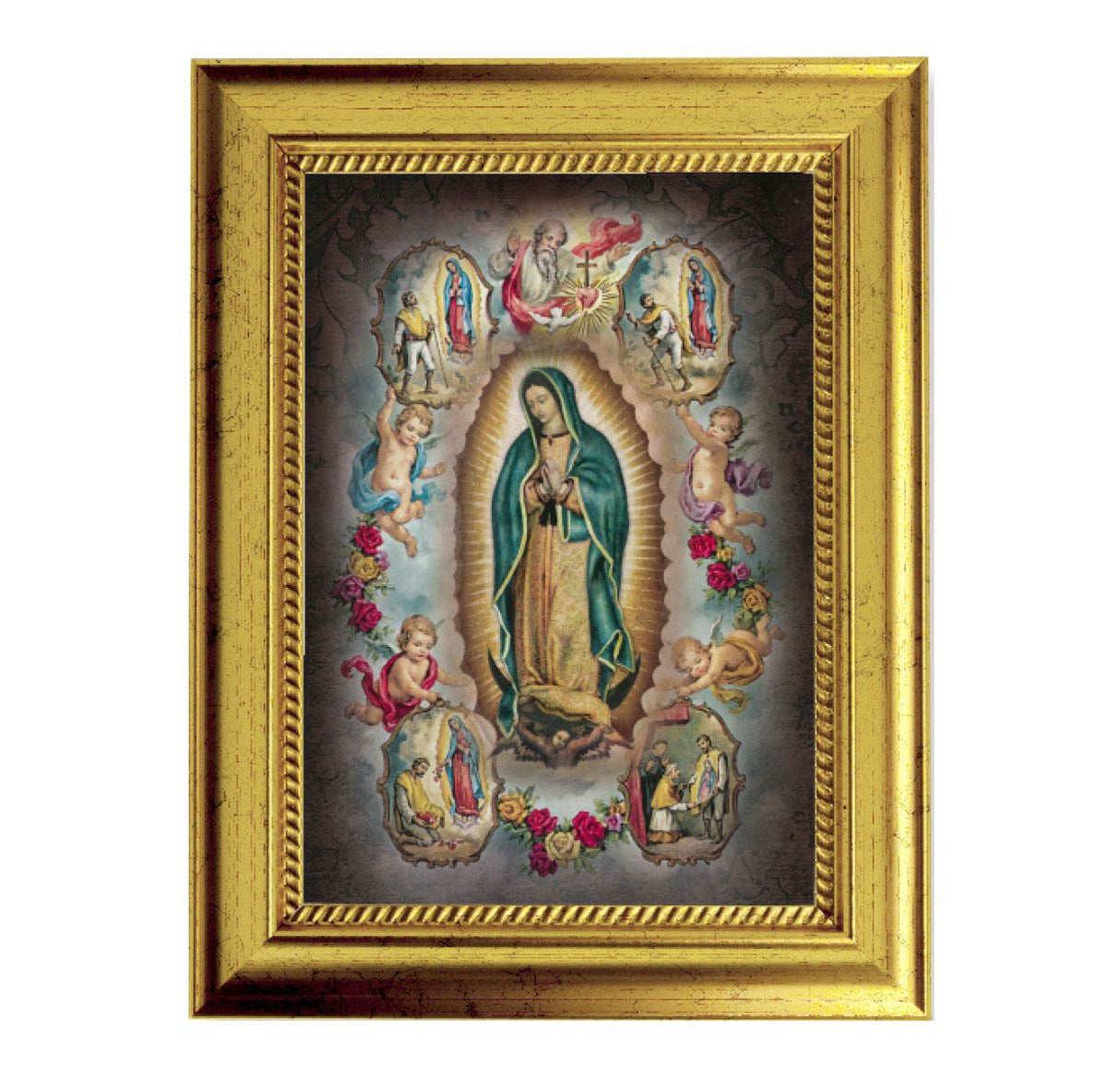 Our Lady Guadalupe Gold Frame 5x7 570-222