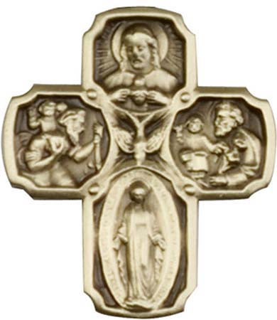 Antique Gold 4-Way Visor Clip 1040VG