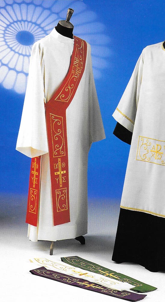 Embroidered Deacon Stole 145