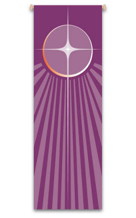 Advent Christmas Star Printed Banner no. 7120