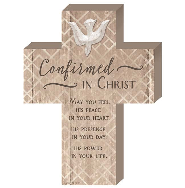 Confirmed in Christ MDF Cross 57673