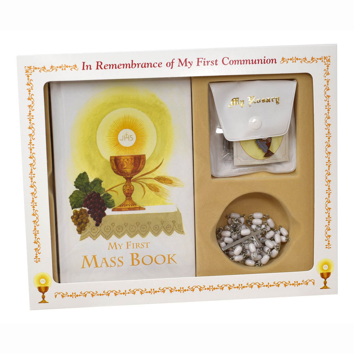 Classic Communion Gift Set in White 808/56G