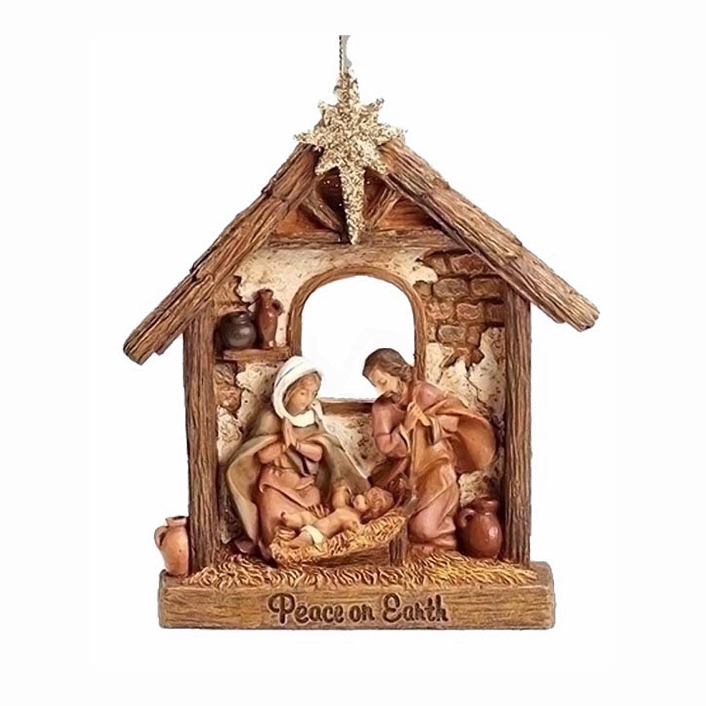 Fontanini “Peace on Earth” Stable Ornament