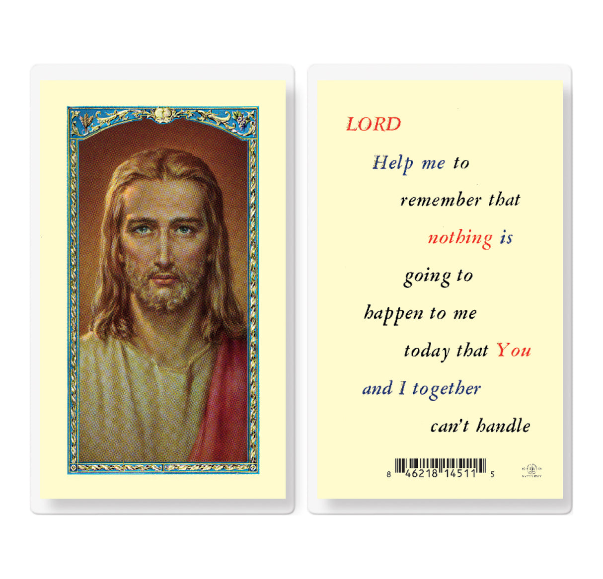 Nothing the Lord Can't Handle Prayer Card - E24-776