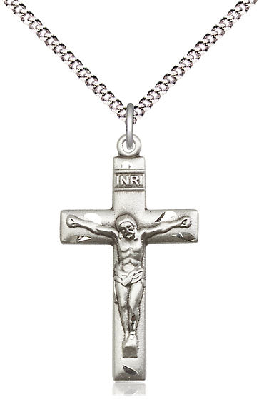 Sterling Crucifix Pendant for Boys 2185SS
