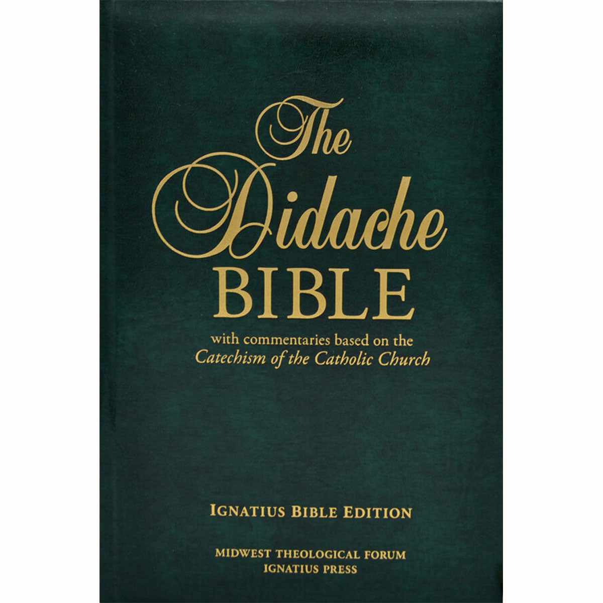 RSV Leather Bound Didache Bible with Commentaries