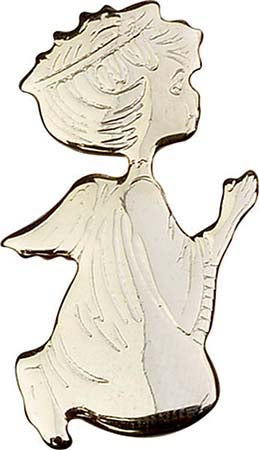 Gold Plate Angel Visor Clip 1088VG